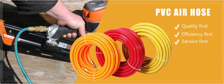 Good Quality 1 Inch Flex Continental Reinforced Air Line Pressure Orange Roofing Air Hose Hoses for Sale